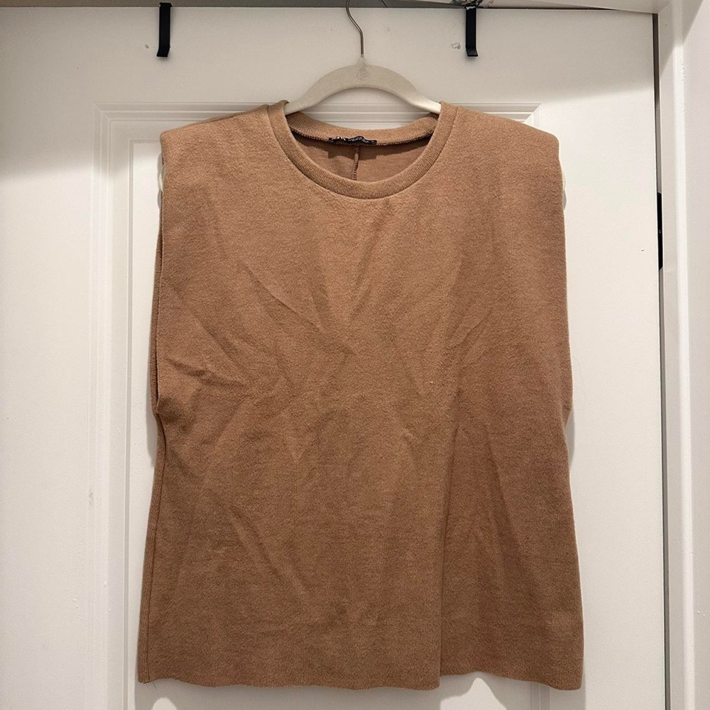 Zara Vest with small shoulder pads
